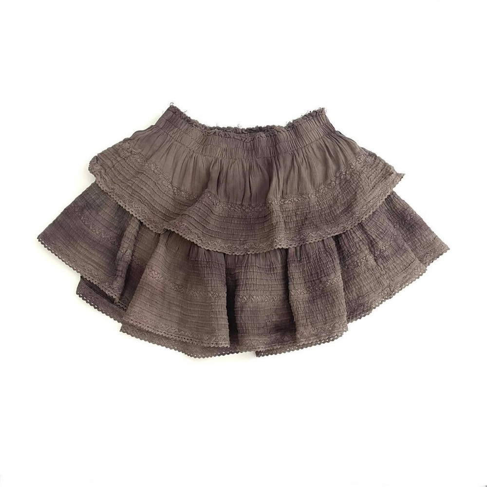 Aerie Brown Layered Skirt